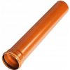 JAKS Kanalizačná PVC rúra SN4 125x3.2x1000mm JAKS Kanalizačná PVC rúra SN4 125x3.2x1000mm