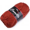Bavlnená pletacia priadza Camilla 50 g - (8238) hrdzavá str. Bavlnená pletacia priadza Camilla 50 g - (8238) hrdzavá str.
