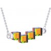 Strieborná prívesok Crystal Cubes 6062 41 s krištáľom Preciosa Strieborná prívesok Crystal Cubes 6062 41 s krištáľom Preciosa