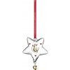 Vianočná závesná dekorácia Holmegaard 2025 hviezda Vianočná závesná dekorácia Holmegaard 2025 hviezda