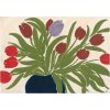 Plagát 70x50 cm Tulips in a Blue Vase – Anine Cecilie Iversen – The Poster Club