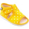 Papučky Rak 100014-3 žltá bodka 25 Papučky Rak 100014-3 žltá bodka 25