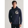 Gant G GRAPHIC HOODIE modrá