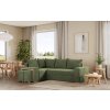 Rohová rozkladacia sedačka MALAGA zelená - CORD 205.19 Rohová rozkladacia sedačka MALAGA zelená - CORD 205.19