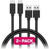 CONNECT IT CONNECT IT Wirez USB-C (Type C) - USB, černý, 1 m (2 ks v balení) CONNECT IT CONNECT IT Wirez USB-C (Type C) - USB, černý, 1 m (2 ks v balení)