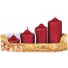 Nohel Garden Sviečky adventné STUPŇOVITÉ PEGAS d4,5x5,7,9,11cm 4ks Nohel Garden Sviečky adventné STUPŇOVITÉ PEGAS d4,5x5,7,9,11cm 4ks
