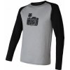 SENSOR MERINO ACTIVE PT CAMERA pánske tričko dl.rukáv sivá / čierna Veľkosť: L SENSOR MERINO ACTIVE PT CAMERA pánske tričko dl.rukáv sivá / čierna Veľkosť: L