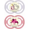 MAM Perfect Night 6m+ cumlík Purple/ Pink 2 ks MAM Perfect Night 6m+ cumlík Purple/ Pink 2 ks