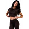 Dámske tričko Nebbia Power Her Seamless Short-Sleeve Top 891 Dark Brown XS Dámske tričko Nebbia Power Her Seamless Short-Sleeve Top 891 Dark Brown XS