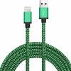AppleKing opletený nabíjací a synchronizačný kábel USB-A / Lightning pre iPhone / iPad / iPod / AirPods - 2 m - zelený - možnosť vrátiť tovar ZADARMO do 30tich dní AppleKing opletený nabíjací a synchronizačný kábel USB-A / Lightning pre iPhone / iPad / iPod / AirPods - 2 m - zelený - možnosť vrátiť tovar ZADARMO do 30tich dní