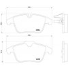 Sada brzdových platničiek kotúčovej brzdy BREMBO P 61 106X Sada brzdových platničiek kotúčovej brzdy BREMBO P 61 106X