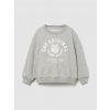 GAP Baby mikina s logom VintageSoft Sivá 2YRS GAP Baby mikina s logom VintageSoft Sivá 2YRS