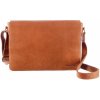 GreenLand kožená taška na rameno nature Nappa 1006 Cognac