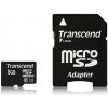 Karta TRANSCEND MicroSDHC 8GB Premium, Class 10 UHS-I 300x + adaptér TS8GUSDU1 Karta TRANSCEND MicroSDHC 8GB Premium, Class 10 UHS-I 300x + adaptér TS8GUSDU1