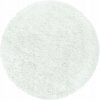 Ayyildiz , Kusový koberec Fluffy Shaggy 3500 white kruh, 80x80 (priemer) kruh, biela, obývacia izba Ayyildiz , Kusový koberec Fluffy Shaggy 3500 white kruh, 80x80 (priemer) kruh, biela, obývacia izba