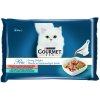 Kapsička GOURMET PERLE Gravy delight s lososom a tuniakom v omáčke 4x85g Kapsička GOURMET PERLE Gravy delight s lososom a tuniakom v omáčke 4x85g