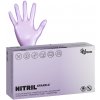 Espeon Nitrilové rukavice NITRIL SPARKLE 100 ks, nepudrované, perleťovo fialové, 4.0 g Velikost: M