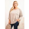 Kesi Włoski Dámska blúzka Plus Size bavlnená s potlačou béžová modrá | biela | krémová One size Kesi Włoski 5907302142245 Kesi Włoski Dámska blúzka Plus Size bavlnená s potlačou béžová modrá | biela | krémová One size Kesi Włoski 5907302142245