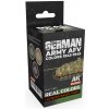 AK Interactive German Army AFV Colors 1943-1945 SET AK Interactive German Army AFV Colors 1943-1945 SET