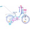 FUZLU Detský bicykel 16 Lilly modrý / ružový FUZLU Detský bicykel 16 Lilly modrý / ružový