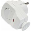 TIMEX Plastová uhlová vidlica WT-LK s vypínačom a LED kontrolkou, 250 V, 16 A, biela TIMEX Plastová uhlová vidlica WT-LK s vypínačom a LED kontrolkou, 250 V, 16 A, biela
