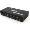 Rozbočovač PremiumCord HDMI 1-2 kovové porty s napájaním, 4K, FULL HD, 3D khsplit2b