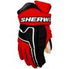 Hokejové rukavice SHER-WOOD Code Encrypt Pro Black/Red/White Senior 14 palcov Hokejové rukavice SHER-WOOD Code Encrypt Pro Black/Red/White Senior 14 palcov
