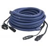 DAP-DMX FP04 - SCHUKO/XLR M - IEC/XLR F multikábel DMX 10m DAP-DMX FP04 - SCHUKO/XLR M - IEC/XLR F multikábel DMX 10m