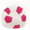 Sedací vak futbalová lopta malá bieloružová EMI Sedací vak futbalová lopta malá bieloružová EMI