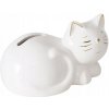 POKLADNIČKA KERAMICKÉ OTVÁRACIE DEKORATÍVNE BIELA MAČKA PRE DETI NA ŠETRENIE POKLADNIČKA KERAMICKÉ OTVÁRACIE DEKORATÍVNE BIELA MAČKA PRE DETI NA ŠETRENIE