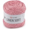 Pletacia priadza Linen Soft 100 g - 1 ks 4 (7322) ružová svetlá Pletacia priadza Linen Soft 100 g - 1 ks 4 (7322) ružová svetlá