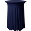 DENA Elastický poťah MONT na koktejlové stoly Ø 80 cm, Námornická modrá _025922 DENA Elastický poťah MONT na koktejlové stoly Ø 80 cm, Námornická modrá _025922