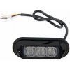 Výstražné svetlo 3× LED oranžové 12/24 V – zábleskové Výstražné svetlo 3× LED oranžové 12/24 V – zábleskové