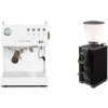 Ascaso Steel DUO PID, White&Wood + Stone Espresso Pebble, black Ascaso Steel DUO PID, White&Wood + Stone Espresso Pebble, black