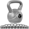 MOVIT® 1 kg Kettlebell činka sivá MOVIT® 1 kg Kettlebell činka sivá