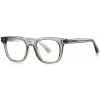Techsuit – Anti-Blue Light Glasses Reflex PC okuliare proti modrému svetlu pre mužov okrúhle TR90 a kovový rám AC šošovky – transparentné sivé Techsuit – Anti-Blue Light Glasses Reflex PC okuliare proti modrému svetlu pre mužov okrúhle TR90 a kovový rám AC šošovky – transparentné sivé