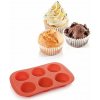 TESCOMA Delicia Silicon Prime oranžová - silikónová forma na pečenie 6 muffinov TESCOMA Delicia Silicon Prime oranžová - silikónová forma na pečenie 6 muffinov