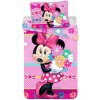 Jerry Fabrics obliečky Minnie bows and flowers 140x200 70x90 Jerry Fabrics obliečky Minnie bows and flowers 140x200 70x90