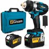 Rázový uťahovák Gisam 1/2'' bezkefkový 2600 Nm 6,00 Ah M36 v kufríku Rázový uťahovák Gisam 1/2'' bezkefkový 2600 Nm 6,00 Ah M36 v kufríku