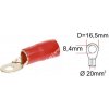 Káblové oko ACV 30.4700-22 (1 ks) červená Káblové oko ACV 30.4700-22 (1 ks) červená