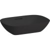 LAUFEN Ino oválna umývadlová misa bez otvoru, s prepadom, 500 x 360 mm, matná čierna, H8123027161091 LAUFEN Ino oválna umývadlová misa bez otvoru, s prepadom, 500 x 360 mm, matná čierna, H8123027161091