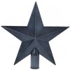 Špic na vianočný stromček HVIEZDA 20 cm v sivej farbe sivá Špic na vianočný stromček HVIEZDA 20 cm v sivej farbe sivá