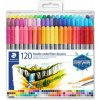 Fixky, sada, 0,8 3,0 mm, obojstranné, STAEDTLER 3200, 120 rôznych farieb Fixky, sada, 0,8 3,0 mm, obojstranné, STAEDTLER 3200, 120 rôznych farieb
