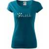 EKG šípky - Dámske tričko Pure - M ( Petrolejová ) EKG šípky - Dámske tričko Pure - M ( Petrolejová )