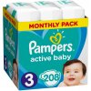 PAMPERS Active Baby-Dry 3 MIDI 5-9 kg 208 kusov