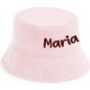 Detský klobúk s menom broskyňový Veľkosť: L Detský klobúk s menom broskyňový Veľkosť: L