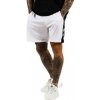 Pánske šortky GymBeam Vertical White S Pánske šortky GymBeam Vertical White S