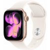Apple Watch Series 11 42 mm Ružový zlatý hliník so svetlo červeným športovým remienkom S/M MEU04WF/A Apple Watch Series 11 42 mm Ružový zlatý hliník so svetlo červeným športovým remienkom S/M MEU04WF/A