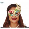 Farebná benátska maska Farebná benátska maska