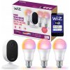 Philips Wiz Colors 8720169075016 Self-Monitoring Starter Kit monitorovacia sada biela + LED žiarovka 3-set E27 8,5W/806lm 2200-6500K+RGB Philips Wiz Colors 8720169075016 Self-Monitoring Starter Kit monitorovacia sada biela + LED žiarovka 3-set E27 8,5W/806lm 2200-6500K+RGB